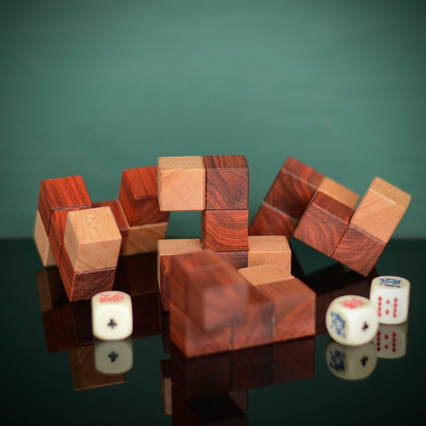 Four-Piece Serially Interlocking Cube