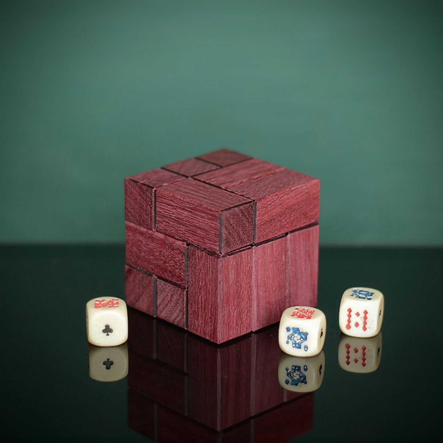 Four-Piece Serially Interlocking Cube
