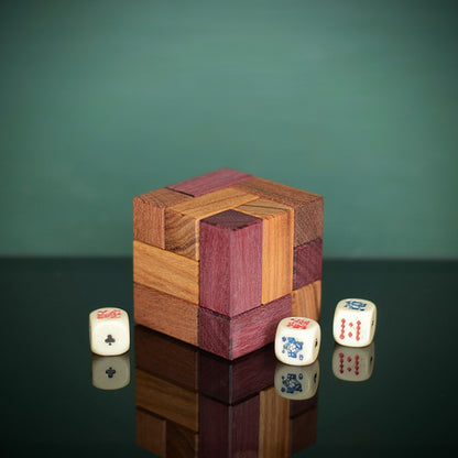 Four-Piece Serially Interlocking Cube