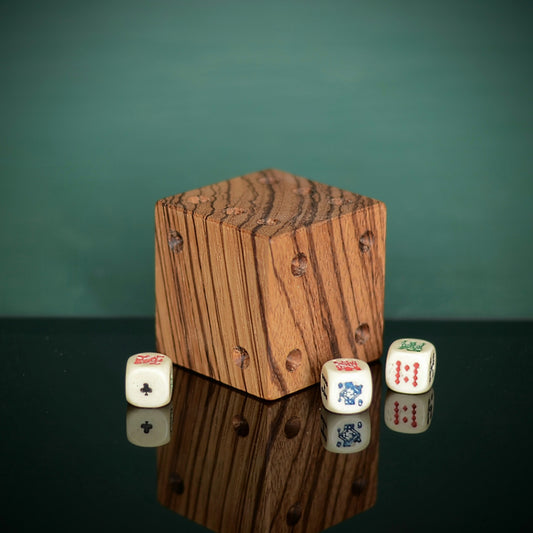 Zebrawood Dice
